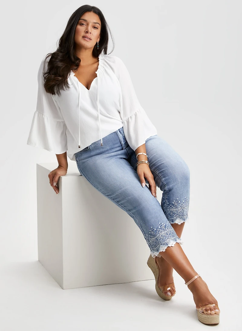 Joseph Ribkoff - V-Neck Blouse