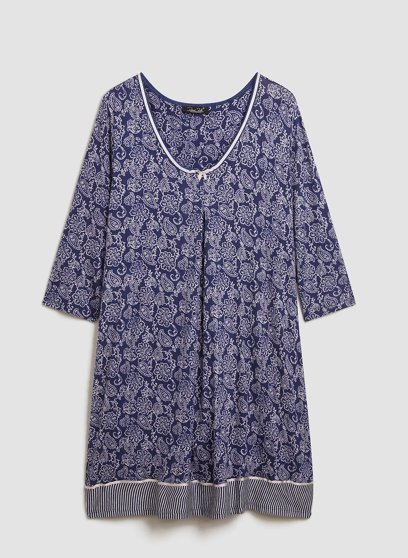 Paisley Print Nightshirt