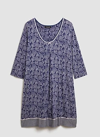 Paisley Print Nightshirt