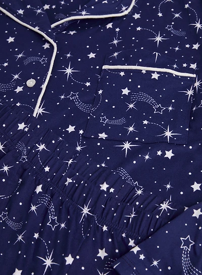 Star Print Pyjama Set