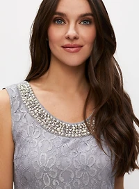 Glitter Lace Dress & Jacket