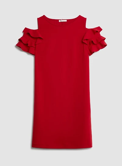 Ruffle Detail Day Dress