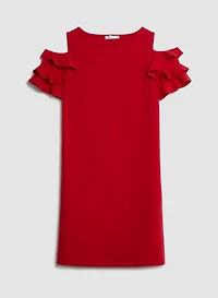 Ruffle Detail Day Dress