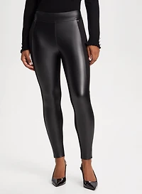 Legging en faux cuir et Ponte de Roma