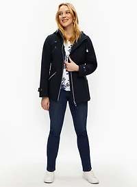 Detachable Hood Raincoat