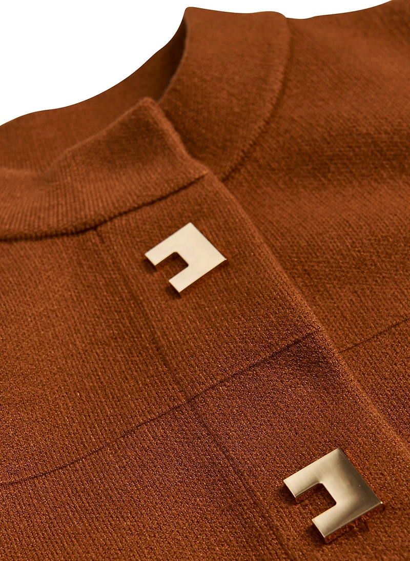 Button Front Trapeze Cardigan