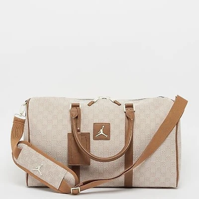 JORDAN Monogram Duffle Bag coocnut milk