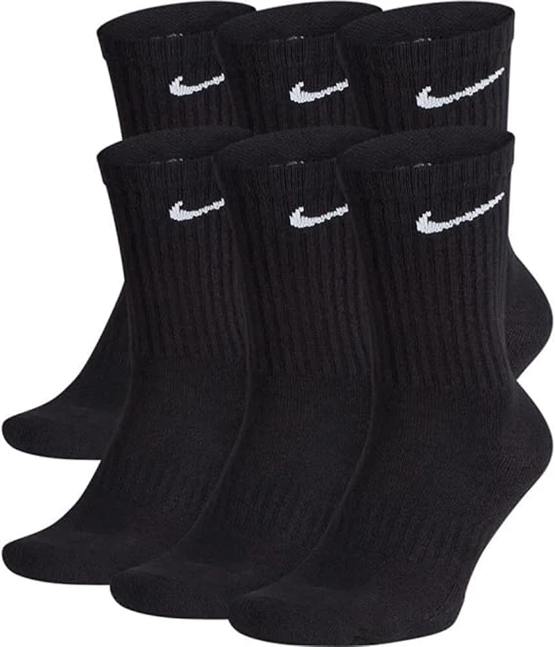 Nike unisex-adult Everyday Cushion Crew 6 Pair BandSocks