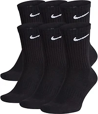 Nike unisex-adult Everyday Cushion Crew 6 Pair BandSocks