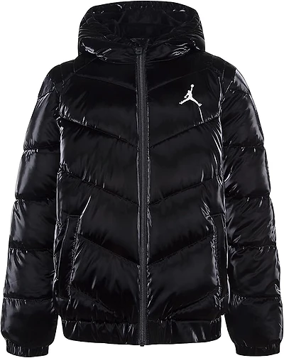 JORDAN Shiny Chevron Quitling Jacket (Filles)