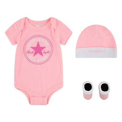 Converse 3 Piece Creeper Set - pink -
