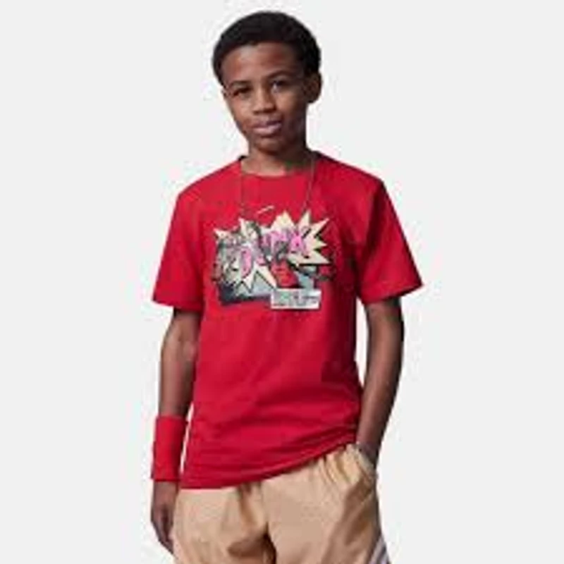 AIR JORDAN COMICS DUNK T-SHIRT - RED