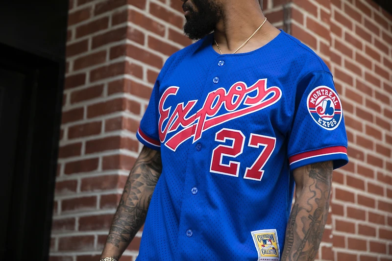 Men's Montreal Expos Vladimir Guerrero Mitchell & Ness Royal Cooperstown Collection