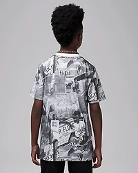 MJ Brooklyn AOP Black T-Shirt