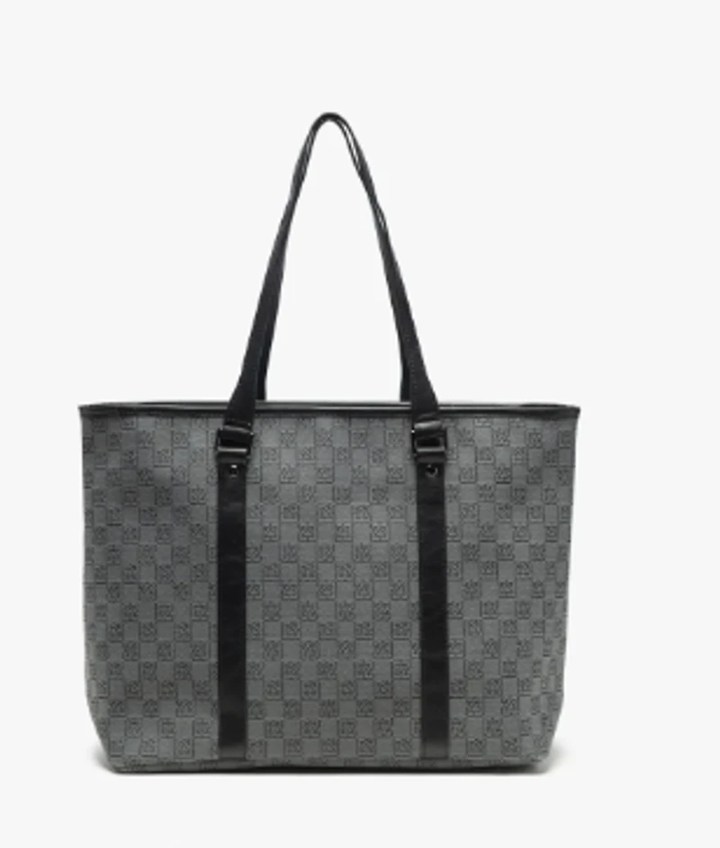 Jordan  MONOGRAM TOTE BAG - SMOKE GREY