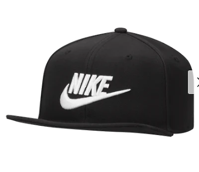 NIKE Black Futura Pro Cap