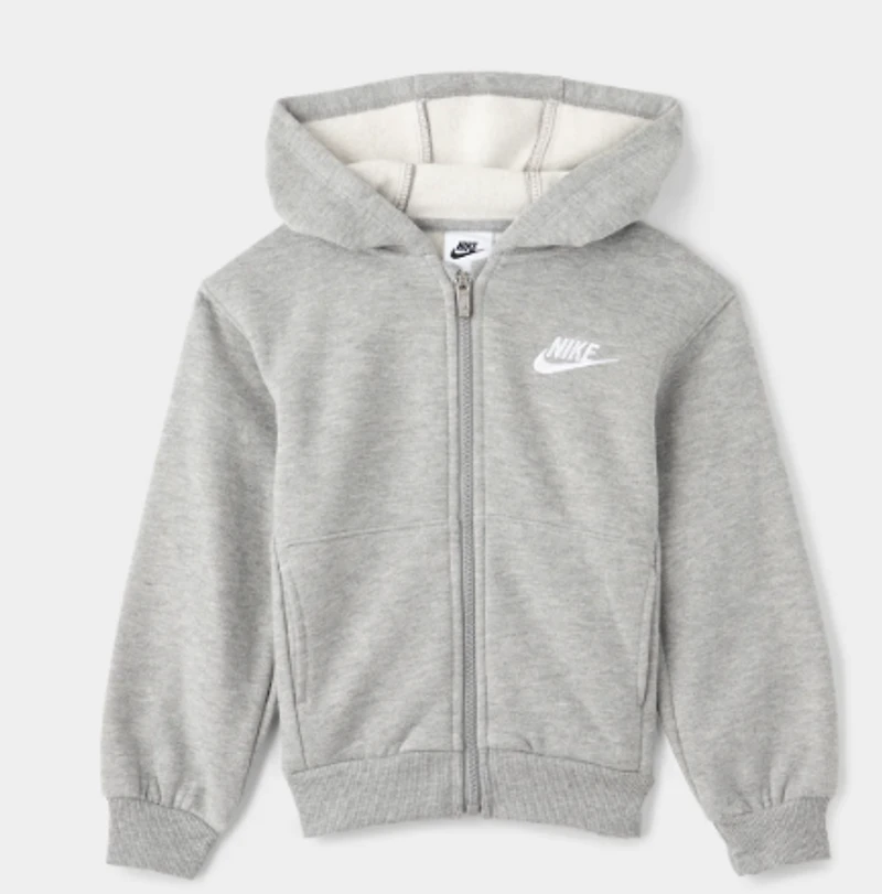 NIKE CLUB FLEECE ZIP UP HOODIE