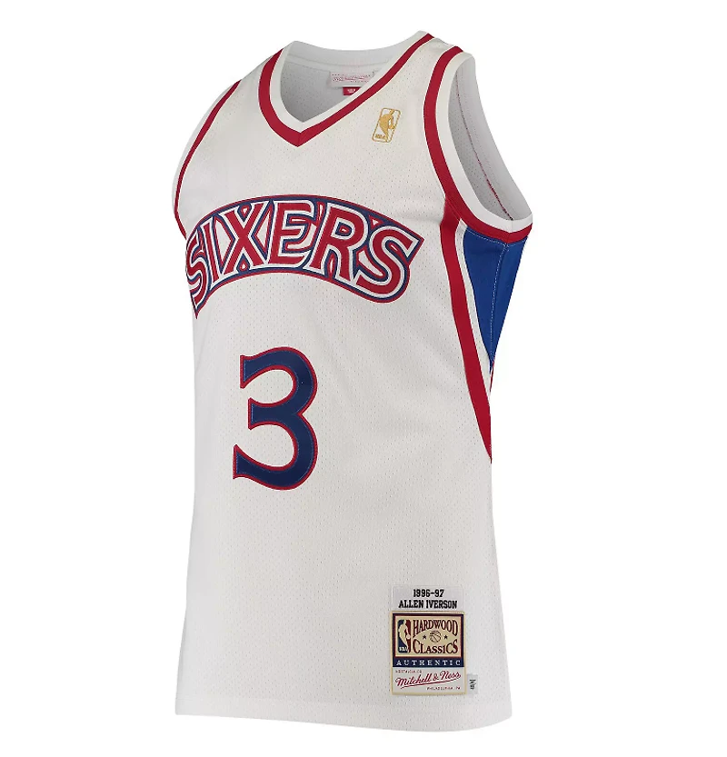 Allen Iverson 96-97 mitchell and ness philadelphia 76ers unisex  jersey