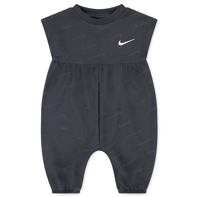 NIKE INFANT SWOOSH MOTION JUMPSUIT 'DARK GREY'