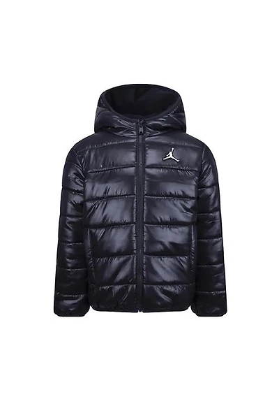 JORDAN JDB MIDWEIGHT FAUX DOWN JACKET BLACK KIDS