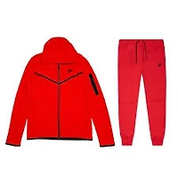 UNIVERSITY RED HEATHER TECH FLEECE SET