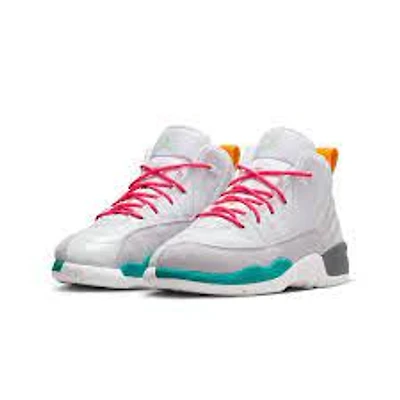 Jordan 12 Retro Vapor Green White GS