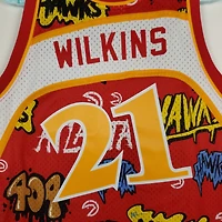 Dominique Wilkins Atlanta Hawks Mitchell & Ness NBA L Large Jersey Red