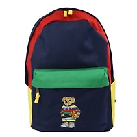 Polo Ralph Lauren BEAR Kids Backpack Bag Multi Color NEW