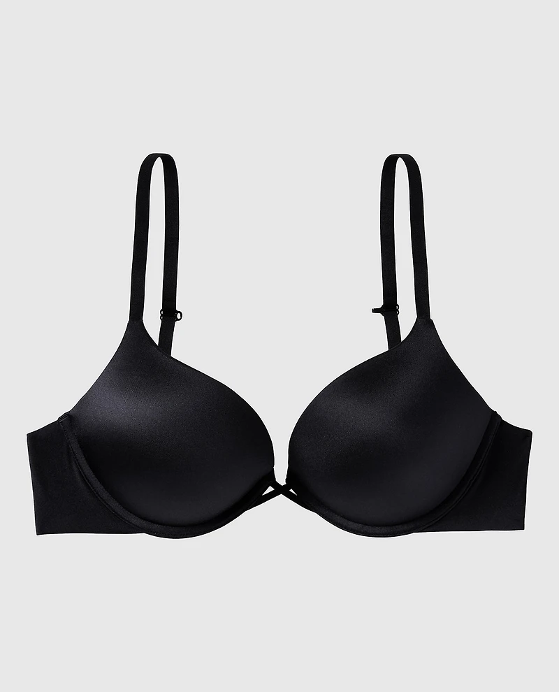 Up 2 Cup Push Bra Tuxedo Black