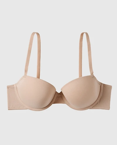 Smooth Cotton Lightly Lined Demi Bra