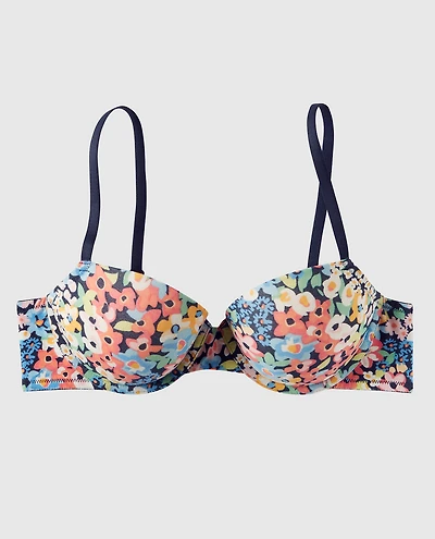 Soutien-gorge demi-buste en doux coton légèrement doublé