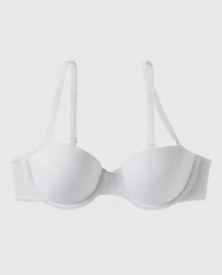 Soutien-gorge demi-buste en doux coton légèrement doublé