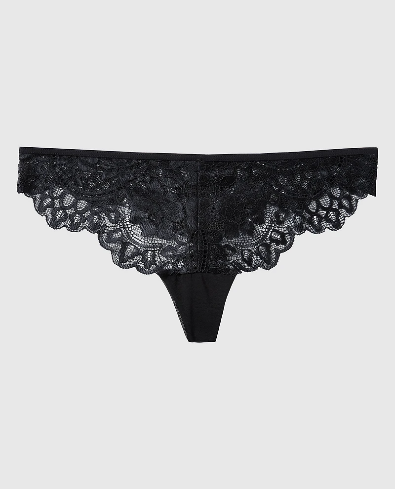 Diva thong Shania Lace Black