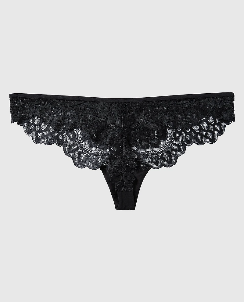 Diva thong Shania Lace Black