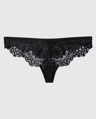 Diva thong Shania Lace Black