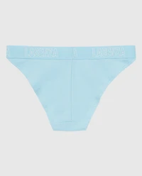 Culotte Cheeky à jambe échancrée avec bande logo