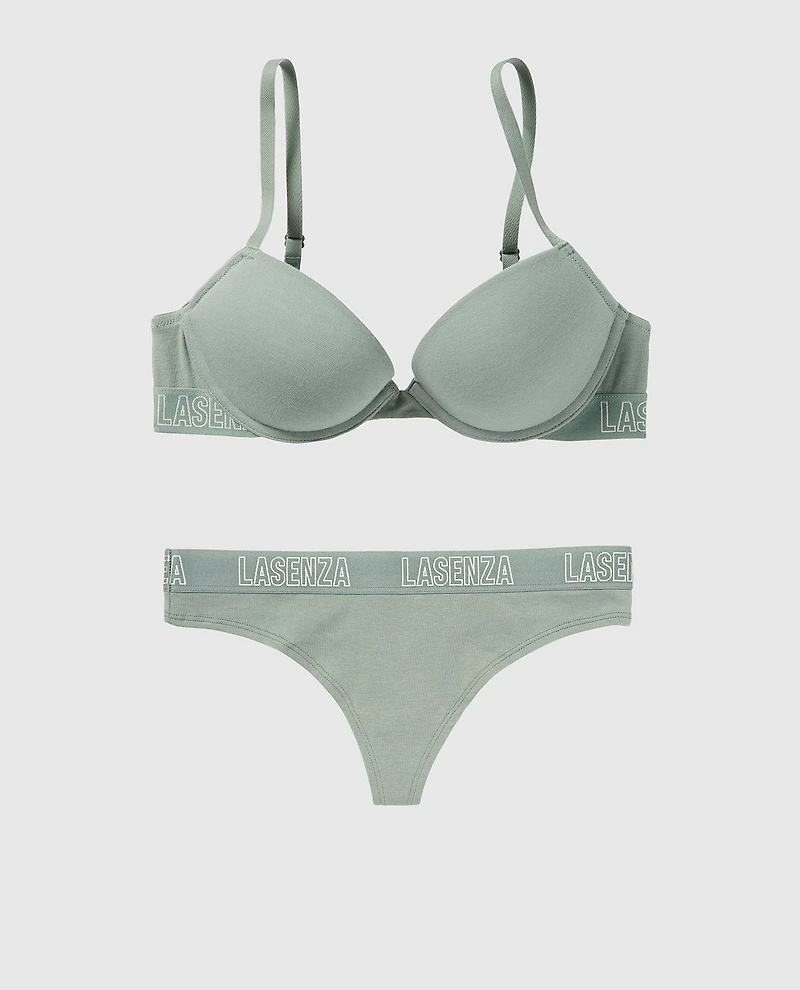 Smooth Cotton Push Up Bra
