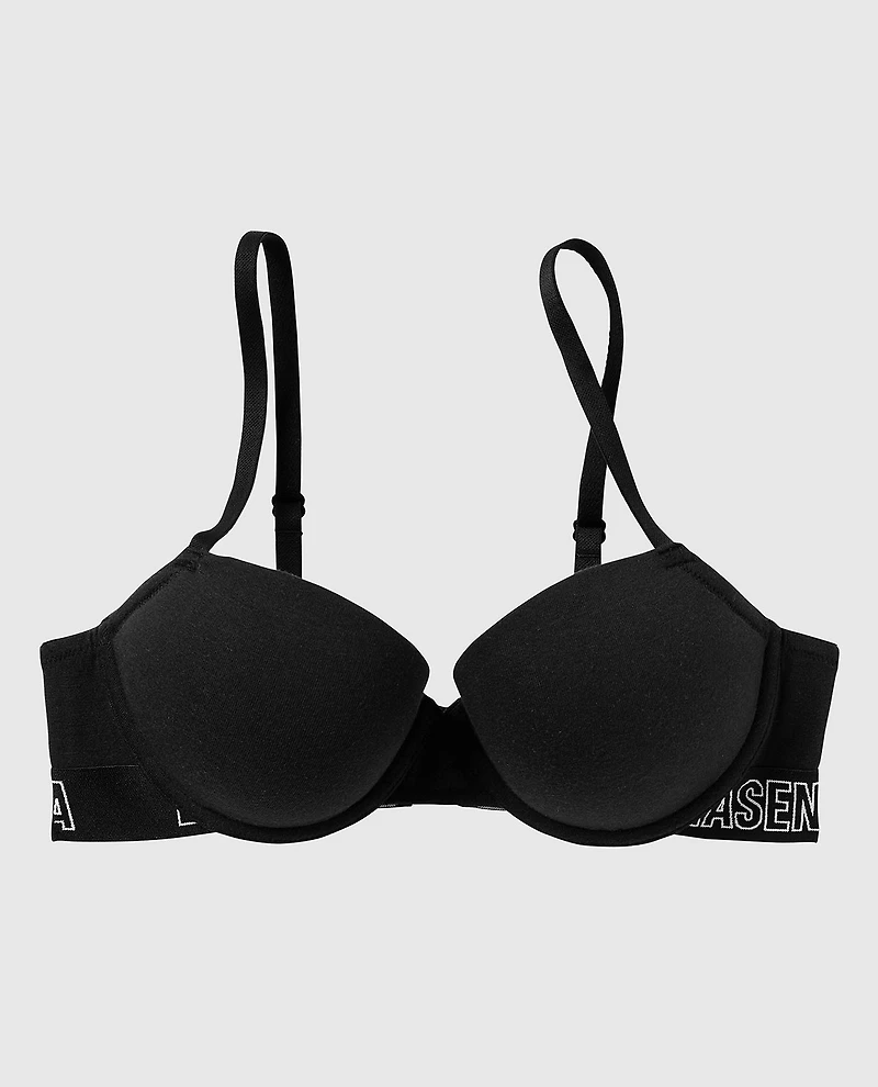 Soutien-gorge demi-buste légèrement doublé