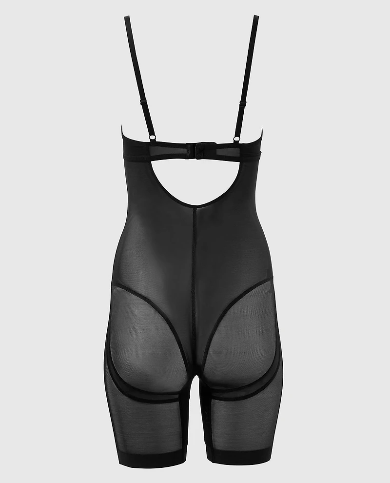 Full Coverage Shaping Bodysuit Black