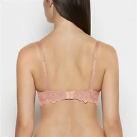 Push Up Bra with all over Reverie Lace Old Rose