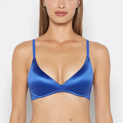 Soutien-gorge sans armatures avec soutien léger bleu éclatant
