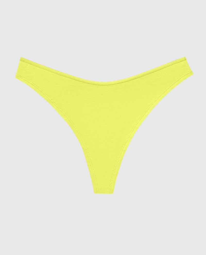 Ultrasoft Modal High Leg Thong Panty