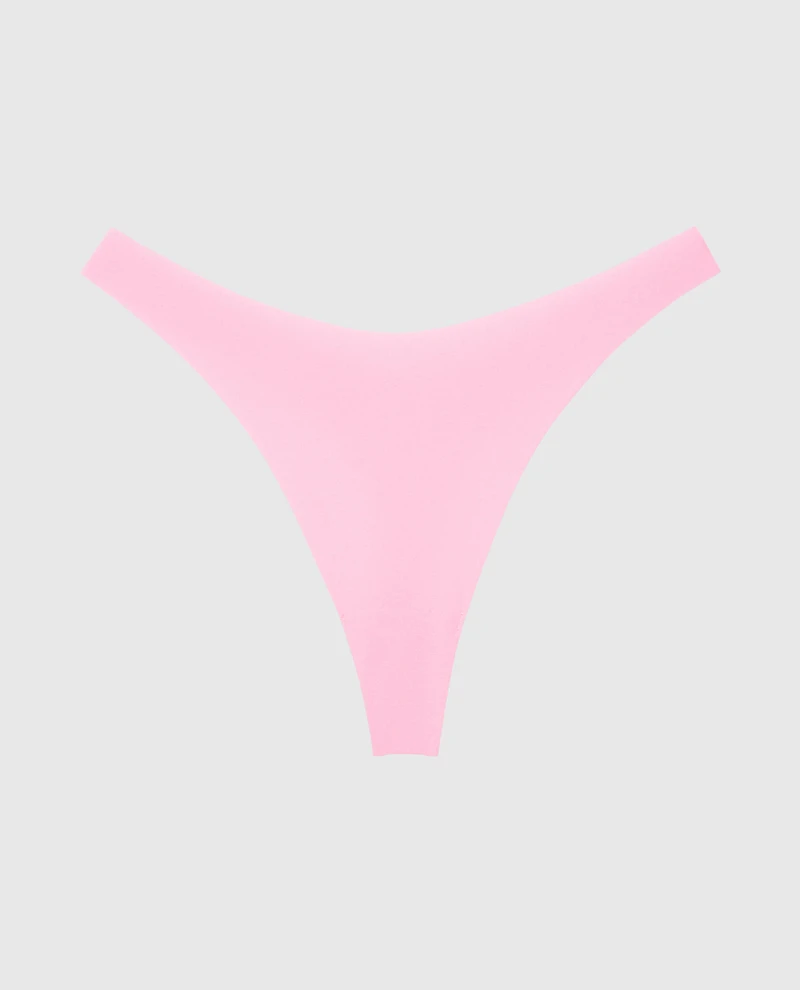 La Senza | High Leg Thong Panty | Pirouette Pink | XL
