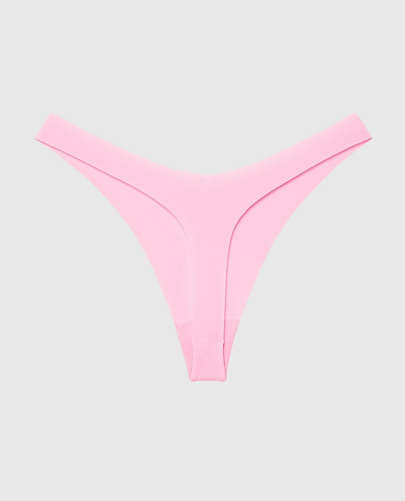 La Senza | High Leg Thong Panty | Pirouette Pink | XL