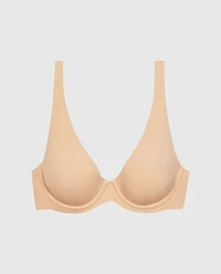 Soutien-gorge en microfibre non doublée havane