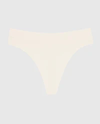 High Leg Thong Panty Ivory Dawn