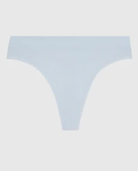 High Leg Thong Panty in Vista Blue