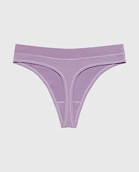 Smooth Comfort High Leg Thong Panty Purple Haze