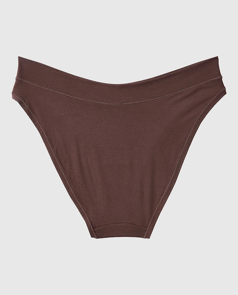 Mid-Rise Bikini Panty Rich Mocha