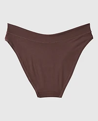 Culotte bikini à jambe échancrée doux confort